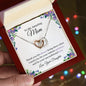 To My Amazing Mom | Interlocking Hearts Necklace
