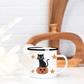 Halloween Black Cat Camping 10 oz Mug