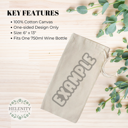 All you need is Love and a Glass of Wine- Valentine's Day Wine Tote Bag