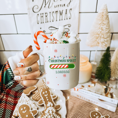 "Christmas Spirit Loading" Coffee Mug