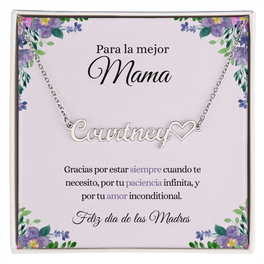 Para la mejor Mama | CustomizeMe Heart Name Necklace