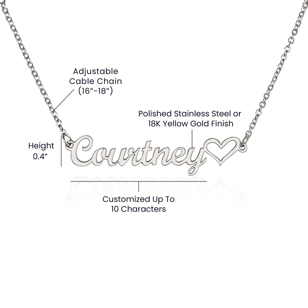 Para la mejor Mama | CustomizeMe Heart Name Necklace