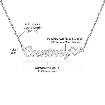 Para la mejor Mama | CustomizeMe Heart Name Necklace