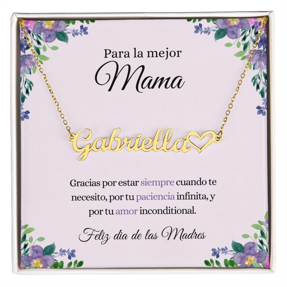 Para la mejor Mama | CustomizeMe Heart Name Necklace