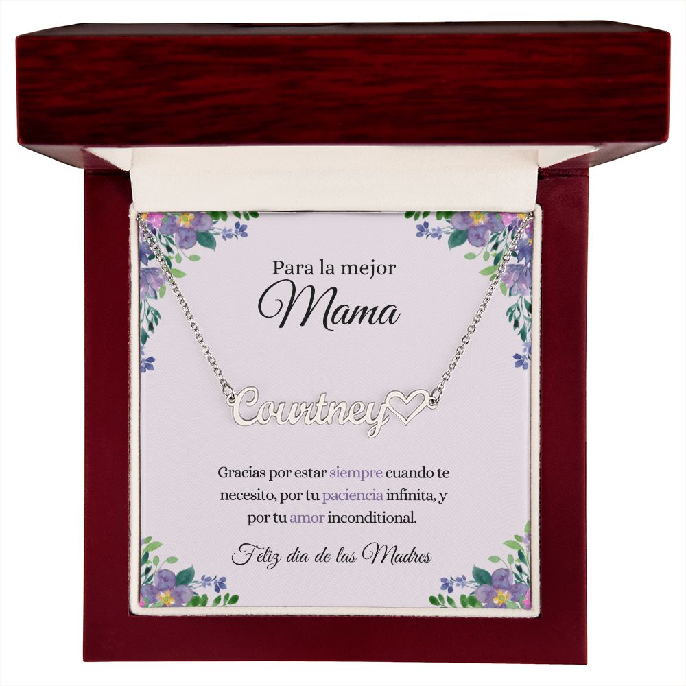 Para la mejor Mama | CustomizeMe Heart Name Necklace