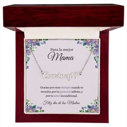 Para la mejor Mama | CustomizeMe Heart Name Necklace