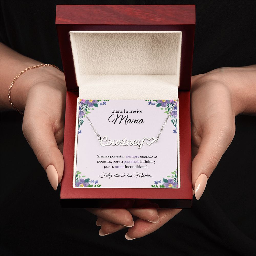 Para la mejor Mama | CustomizeMe Heart Name Necklace