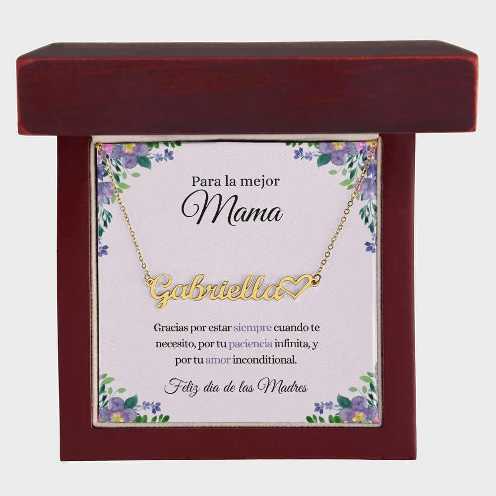 Para la mejor Mama | CustomizeMe Heart Name Necklace