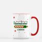 Funny Christmas Spirit Loading Mug 15oz. (Red + White) Helenity Gift Shop