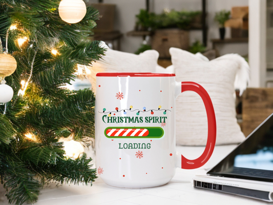 "Christmas Spirit Loading" Coffee Mug