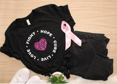 Breast Cancer Awareness T-Shirt Helenity Gift Shop