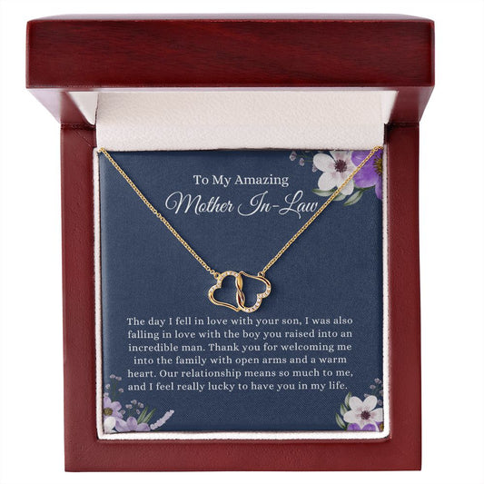My Amazing Mother In-Law | Everlasting Love 10K Gold Necklace