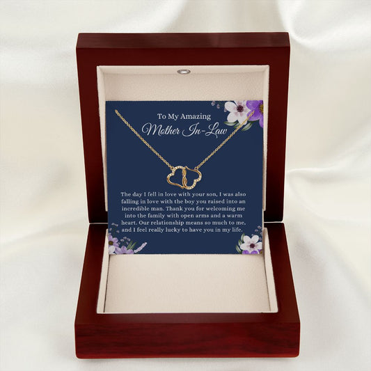 My Amazing Mother In-Law | Everlasting Love 10K Gold Necklace