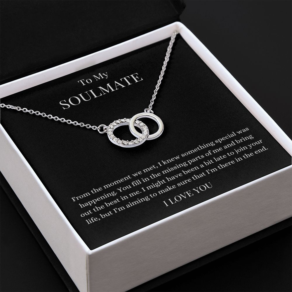 To My Soulmate | Perfect Pair Necklace Helenity Gift Shop