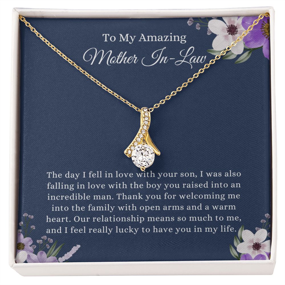 My Amazing Mother In-Law, Thank You for Welcoming Me | Alluring Beauty Necklace
