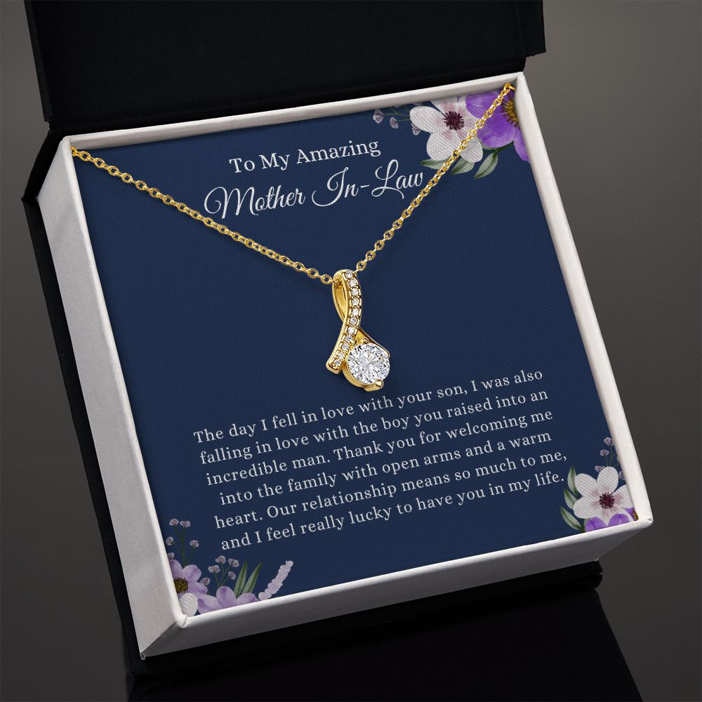 My Amazing Mother In-Law, Thank You for Welcoming Me | Alluring Beauty Necklace