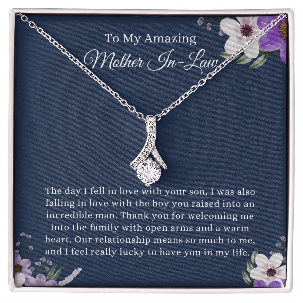 My Amazing Mother In-Law, Thank You for Welcoming Me | Alluring Beauty Necklace