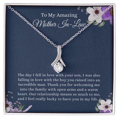 My Amazing Mother In-Law, Thank You for Welcoming Me | Alluring Beauty Necklace