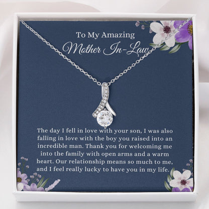 My Amazing Mother In-Law, Thank You for Welcoming Me | Alluring Beauty Necklace