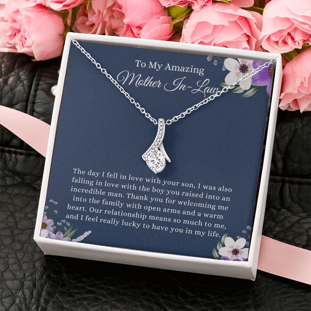 My Amazing Mother In-Law, Thank You for Welcoming Me | Alluring Beauty Necklace