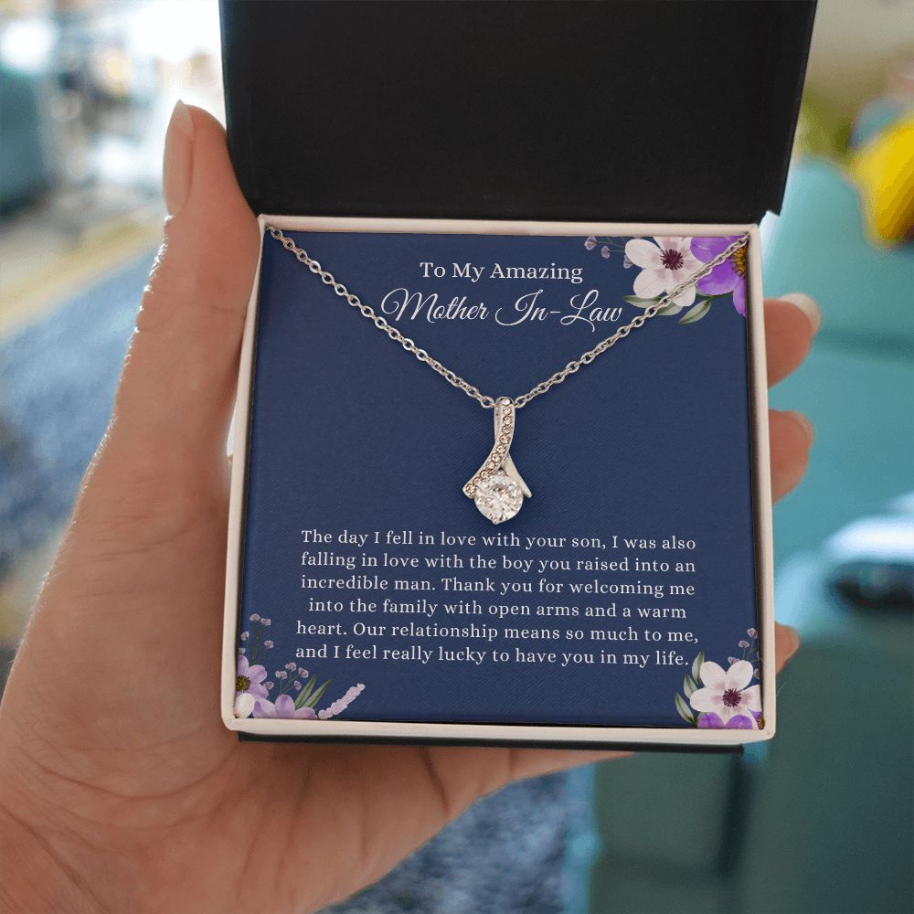 My Amazing Mother In-Law, Thank You for Welcoming Me | Alluring Beauty Necklace