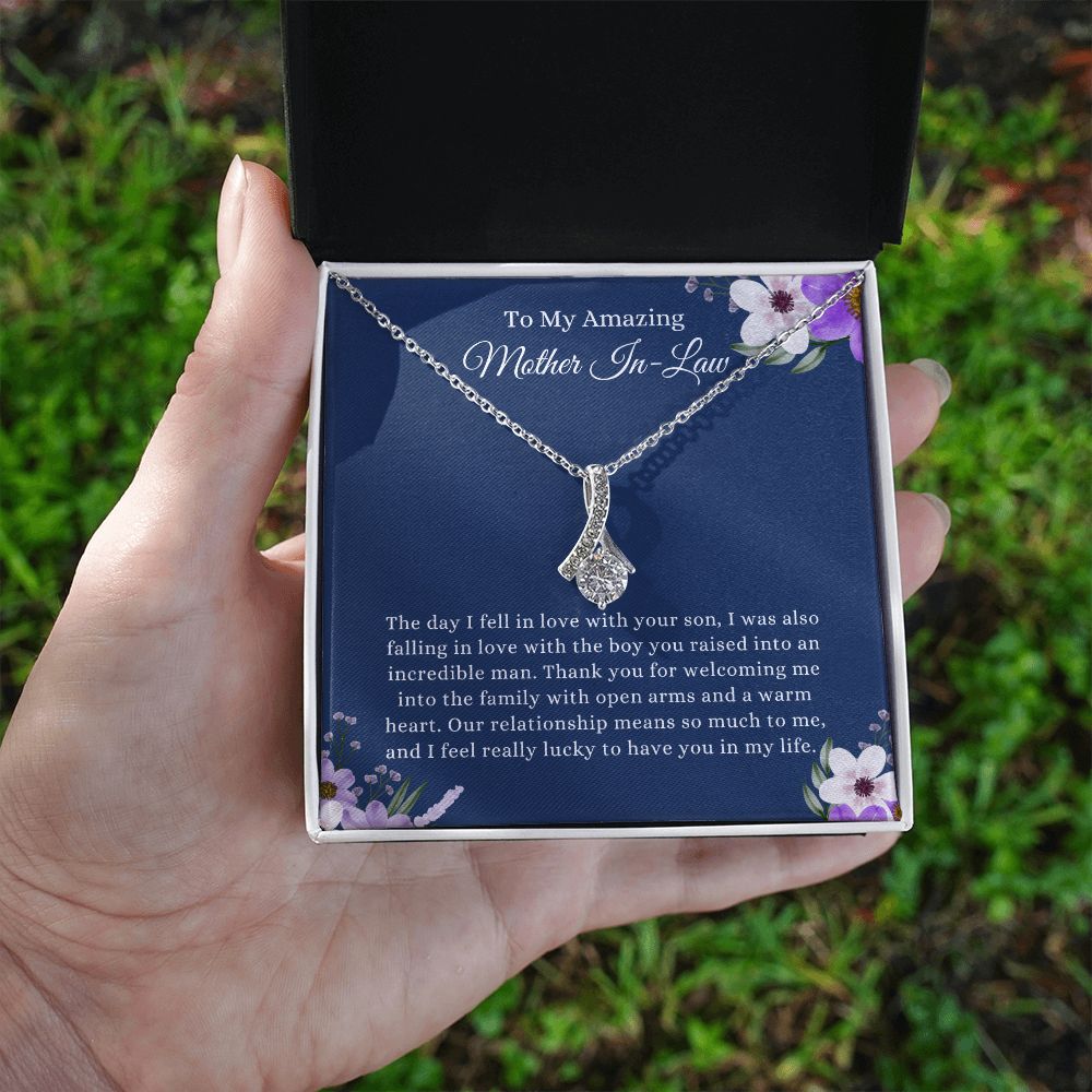 My Amazing Mother In-Law, Thank You for Welcoming Me | Alluring Beauty Necklace