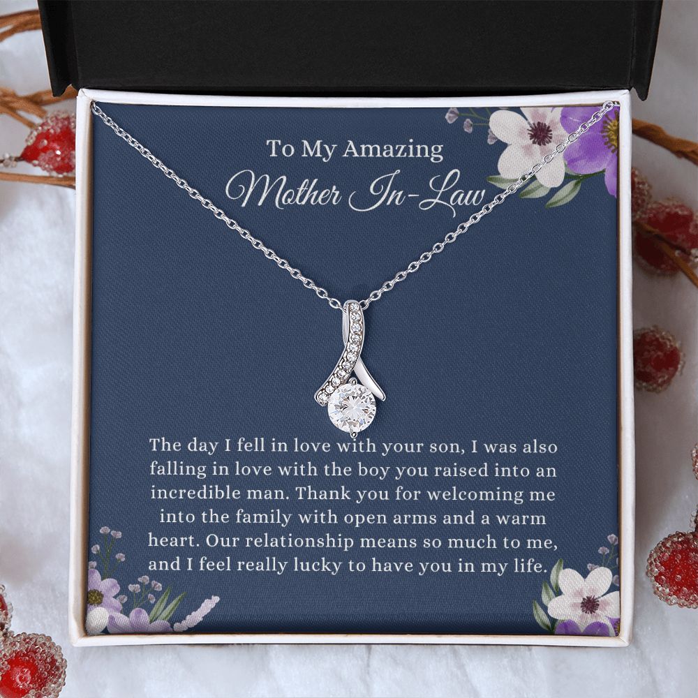 My Amazing Mother In-Law, Thank You for Welcoming Me | Alluring Beauty Necklace