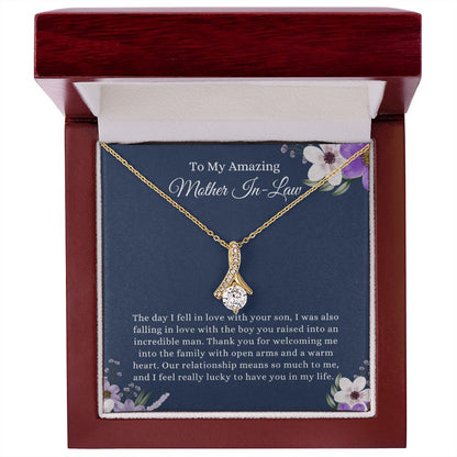 My Amazing Mother In-Law, Thank You for Welcoming Me | Alluring Beauty Necklace