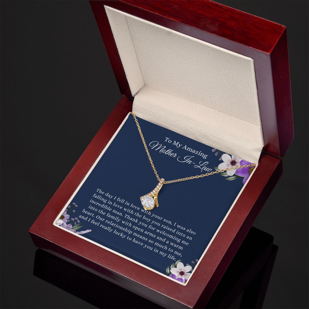 My Amazing Mother In-Law, Thank You for Welcoming Me | Alluring Beauty Necklace