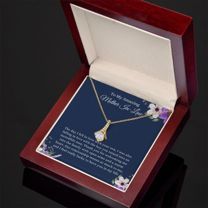 My Amazing Mother In-Law, Thank You for Welcoming Me | Alluring Beauty Necklace