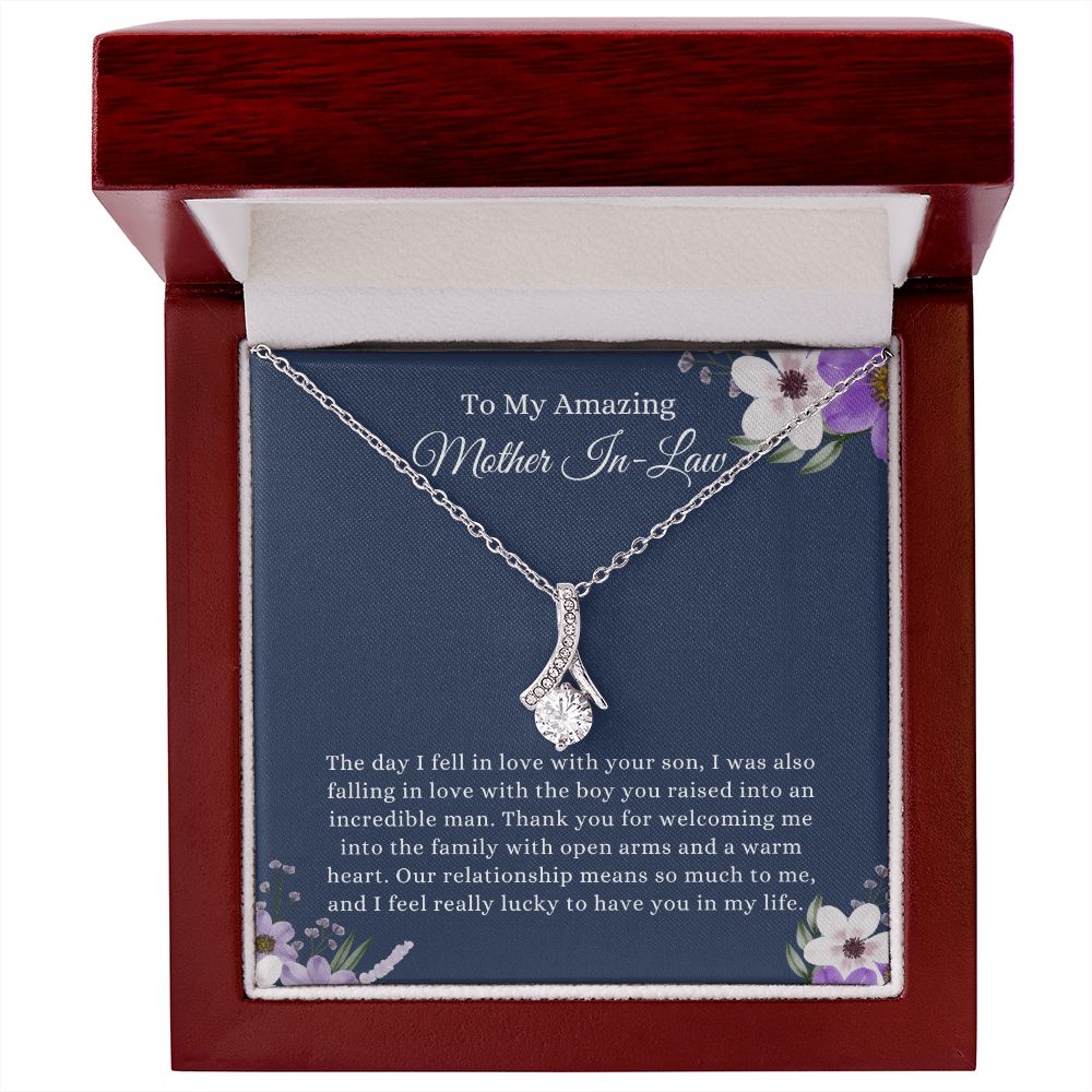 My Amazing Mother In-Law, Thank You for Welcoming Me | Alluring Beauty Necklace