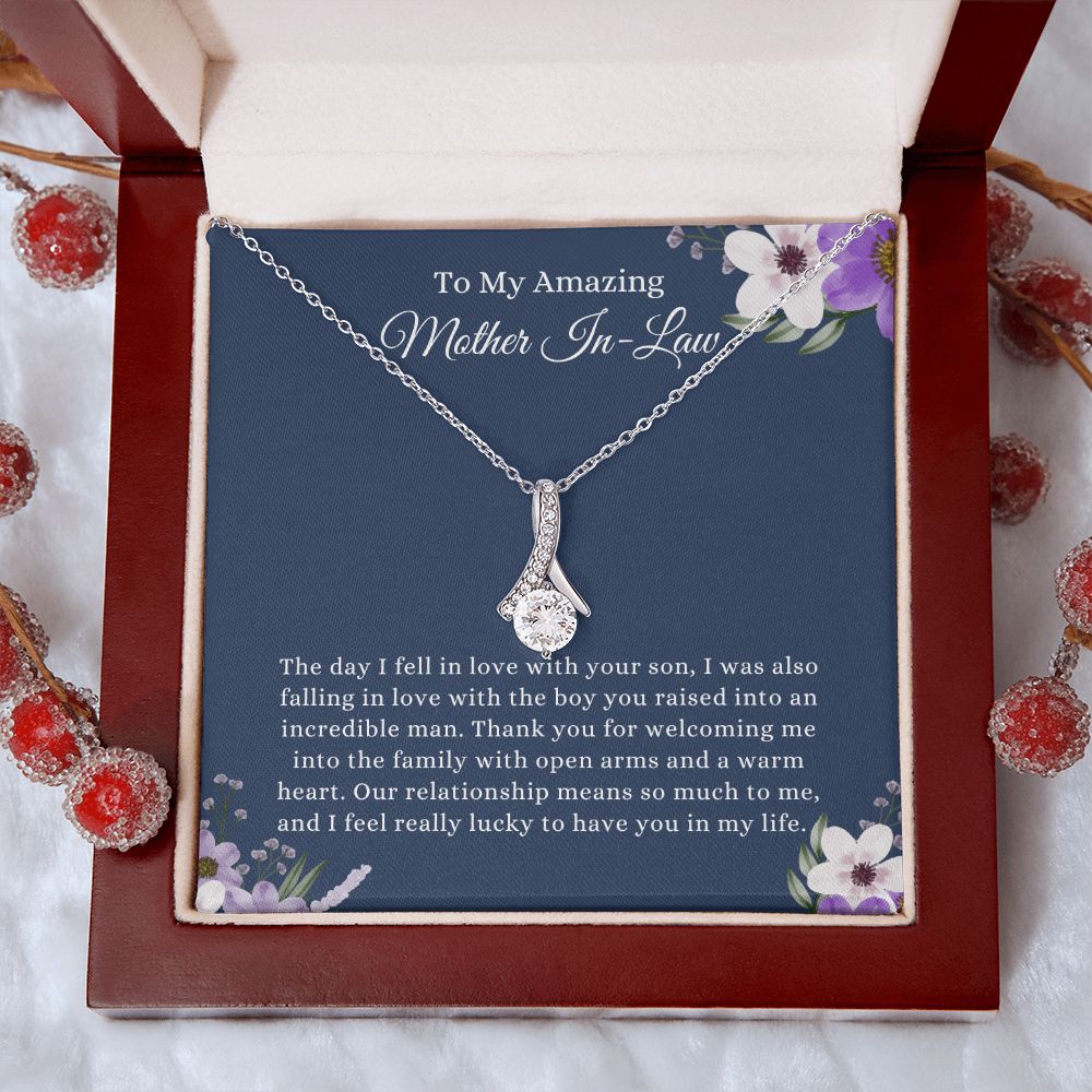 My Amazing Mother In-Law, Thank You for Welcoming Me | Alluring Beauty Necklace