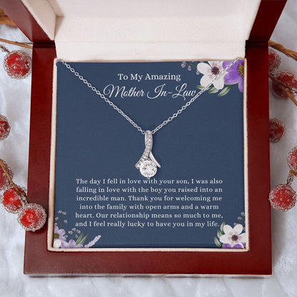 My Amazing Mother In-Law, Thank You for Welcoming Me | Alluring Beauty Necklace