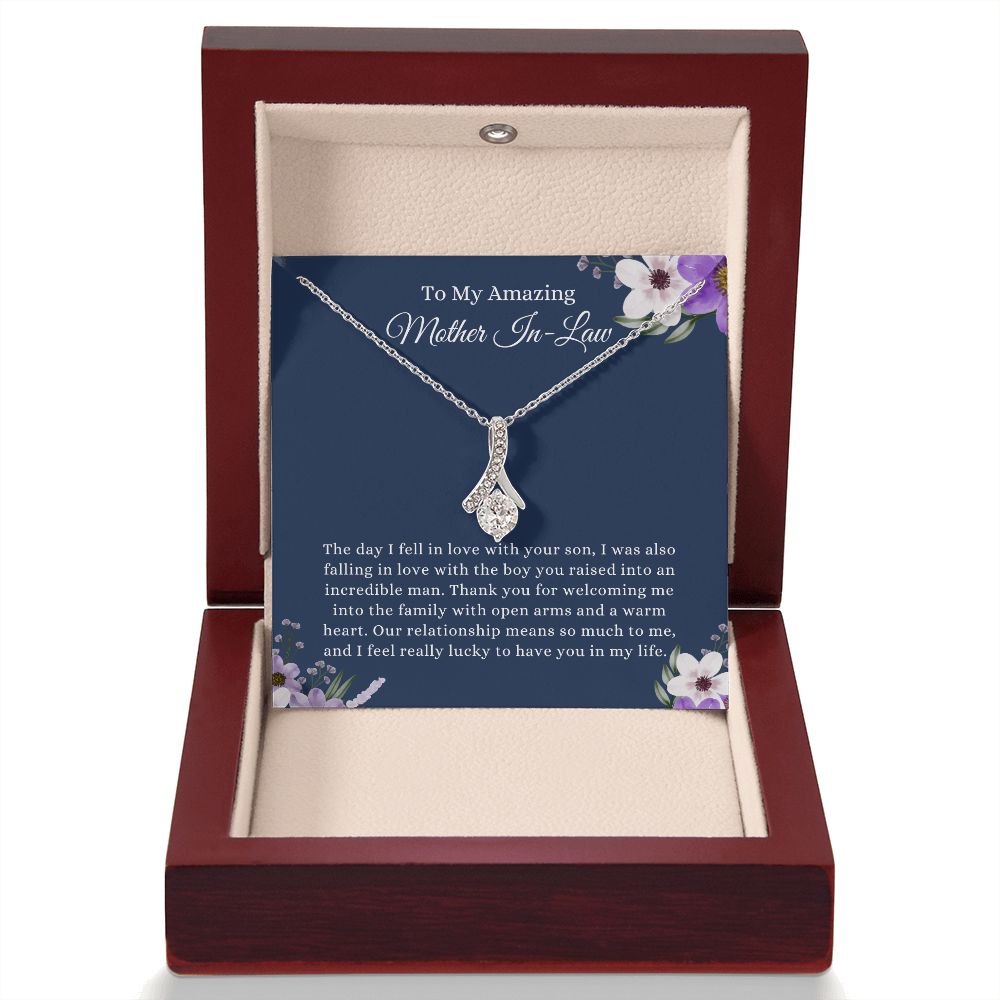 My Amazing Mother In-Law, Thank You for Welcoming Me | Alluring Beauty Necklace