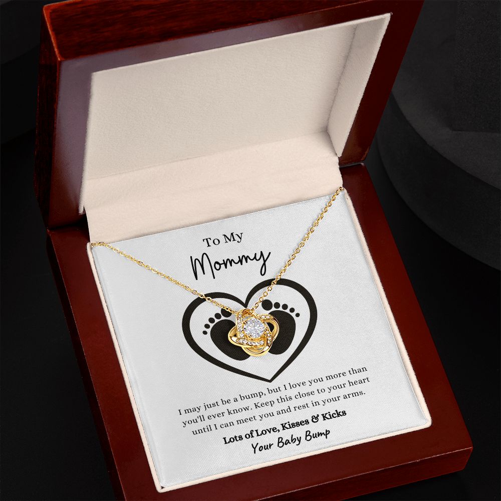 To My Mommy | I Love You More than You'll Ever Know (Love Knot Necklace) Helenity Gift Shop