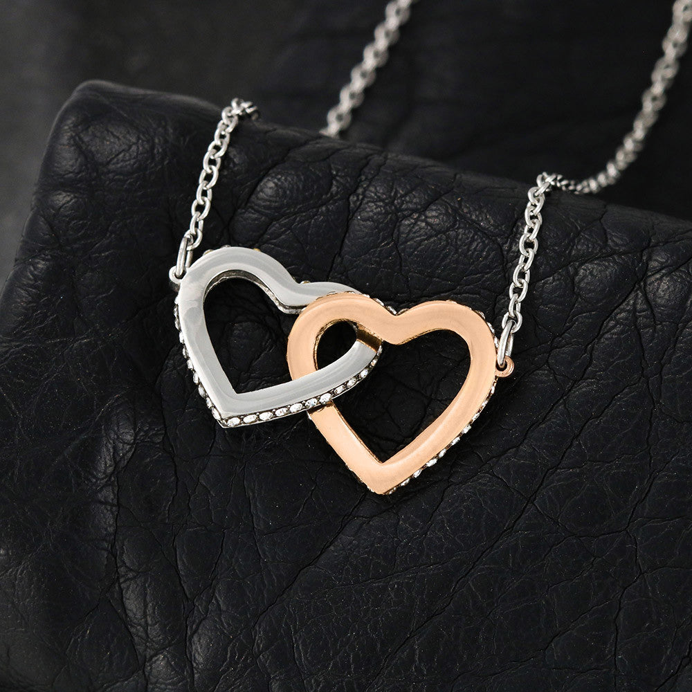 To My Soulmate, You are my Everything | Interlocking Hearts Necklace Helenity Gift Shop