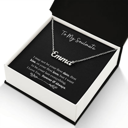 To My Soulmate | Customize Name Necklace Helenity Gift Shop