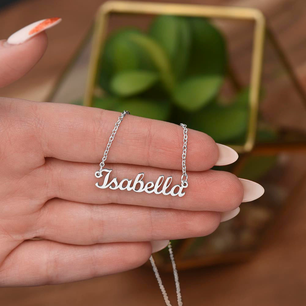 To My Beautiful Daughter | Personalized Name Necklace Helenity Gift Shop