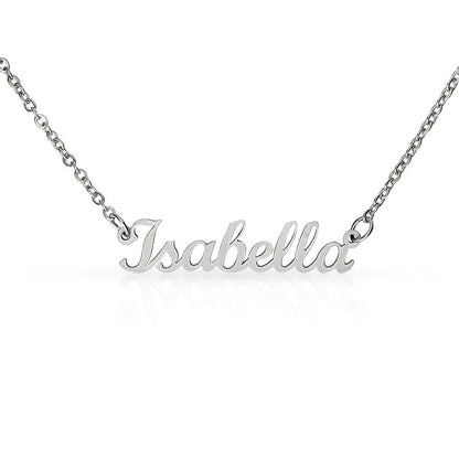 CustomizeMe-Name Necklace (no message card) Helenity Gift Shop