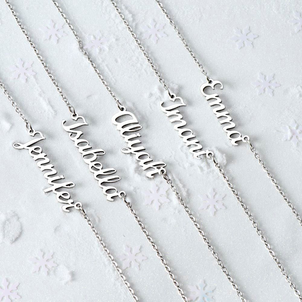 CustomizeMe-Name Necklace (no message card) Helenity Gift Shop