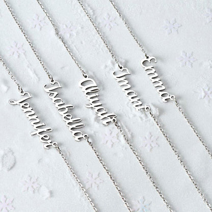 CustomizeMe-Name Necklace (no message card) Helenity Gift Shop