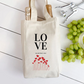 LOVE Valentine's Day - Double Wine Tote Bag (Heart Balloons) Helenity Gift Shop