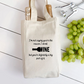 I Drink Wine Because of You -Double Wine Tote Bag Helenity Gift Shop